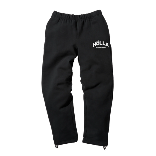 44 HOLLA INTL. "EVENT EXCLUSIVE" RELAXED SWEATPANTS - BLACK